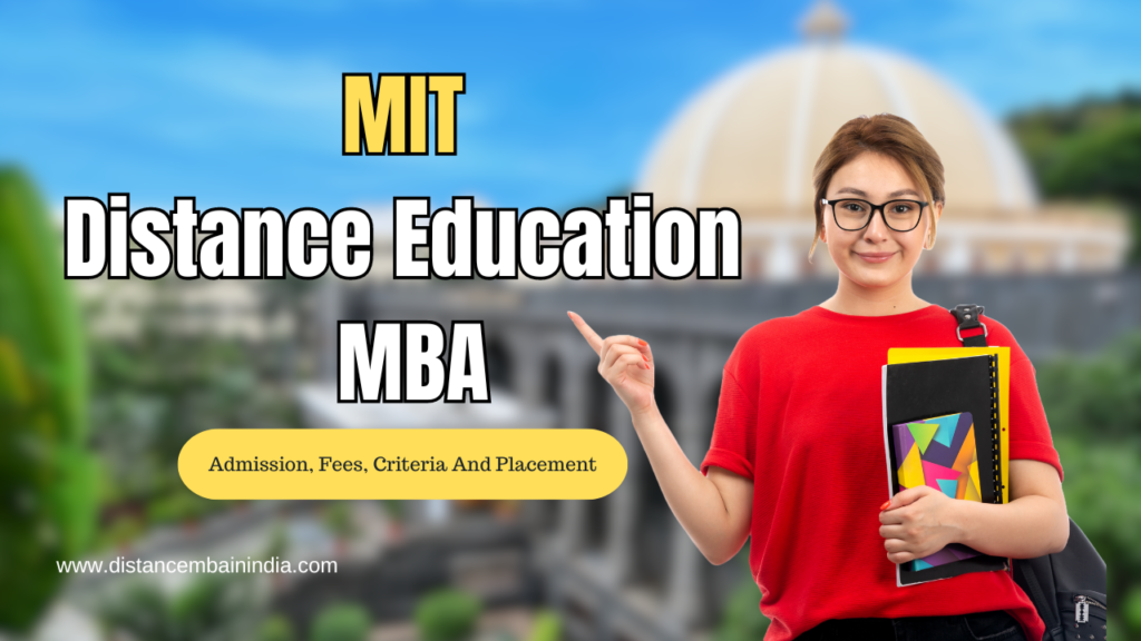 MIT Distance Education MBA