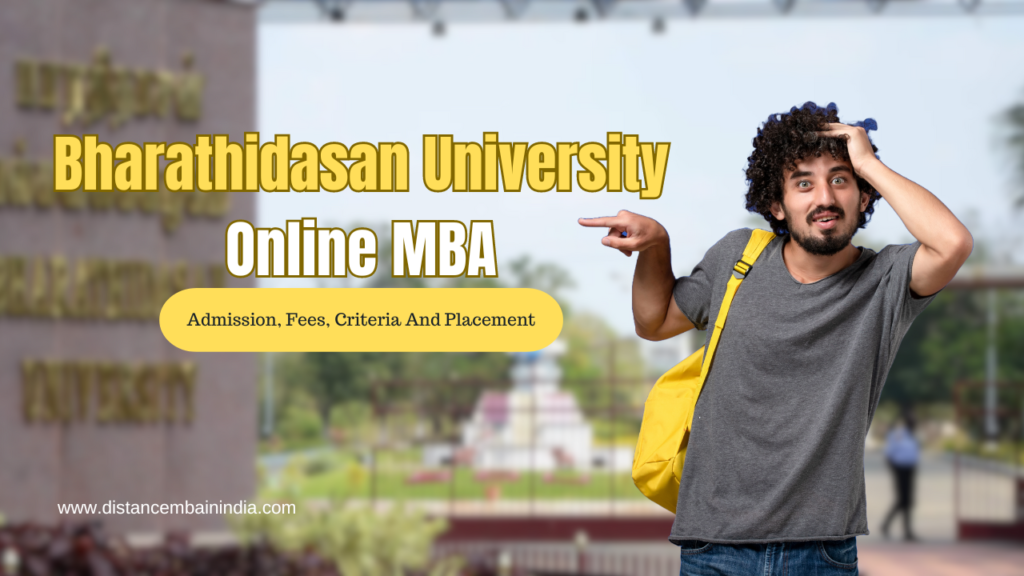 Bharathidasan University Online MBA