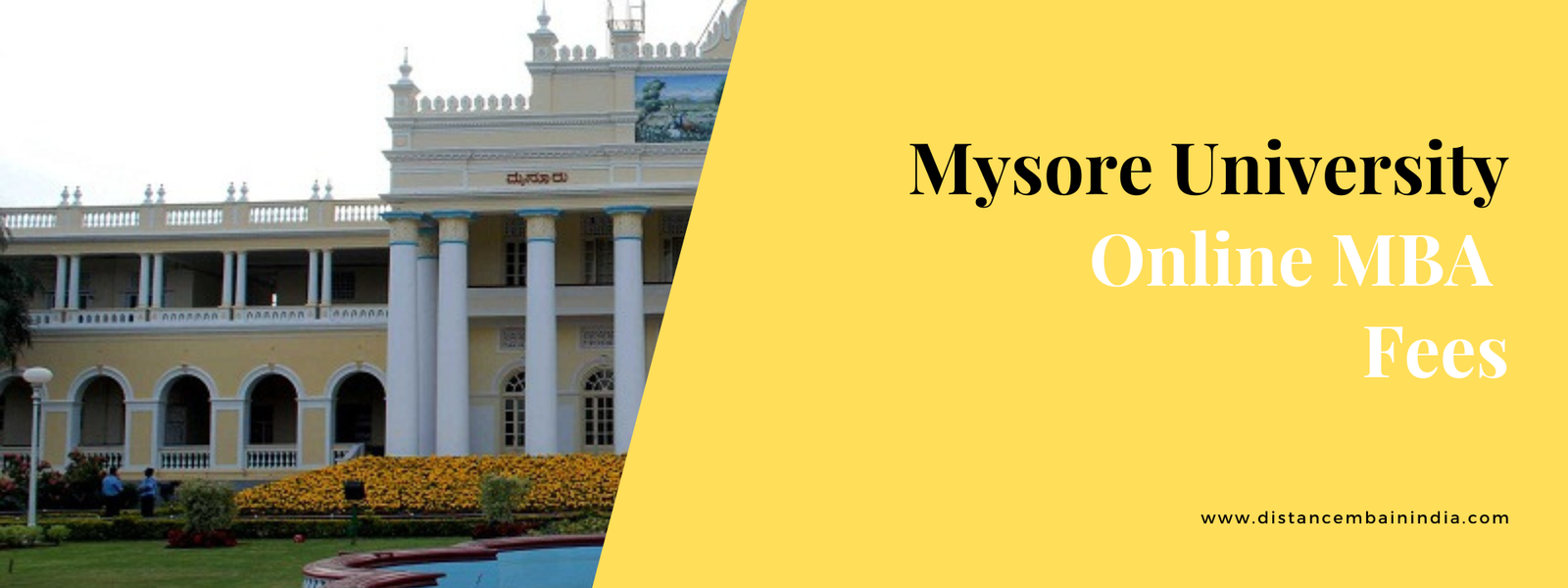 Mysore University Online MBA Fees